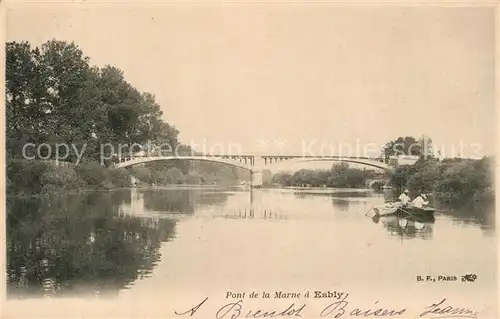 AK / Ansichtskarte Esbly Pont de la Marne Esbly