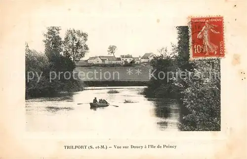 AK / Ansichtskarte Trilport Vue sur Doucy a lIlle de Poincy Trilport