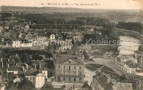 AK / Ansichtskarte Meaux_Seine_et_Marne Vue panoramique Meaux_Seine_et_Marne
