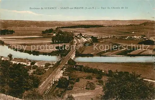 AK / Ansichtskarte Saacy sur Marne Pont du Chemin de fer Saacy sur Marne