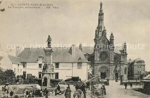 AK / Ansichtskarte Sainte Anne d_Auray La Fontaine miraculeuse Sainte Anne d Auray