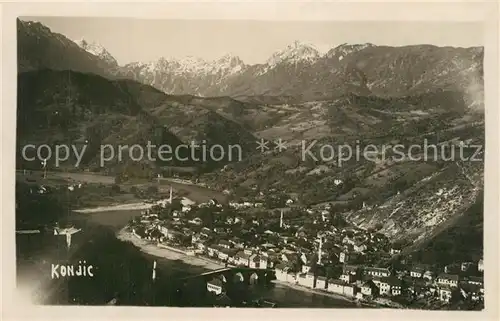 AK / Ansichtskarte Konjic Panorama Konjic