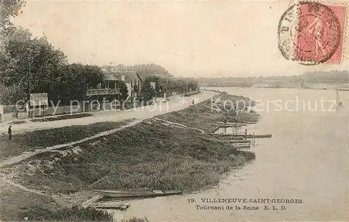 AK / Ansichtskarte Villeneuve Saint Georges Tournant de la Seine Villeneuve Saint Georges