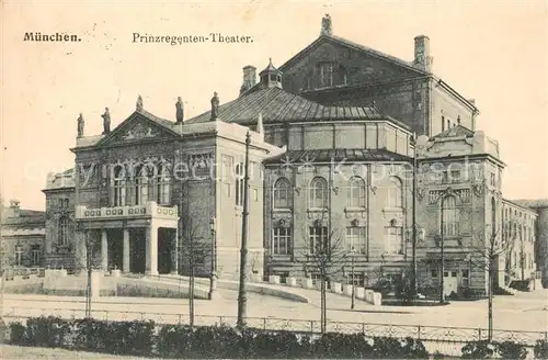 AK / Ansichtskarte Muenchen Prinzregententheater Muenchen