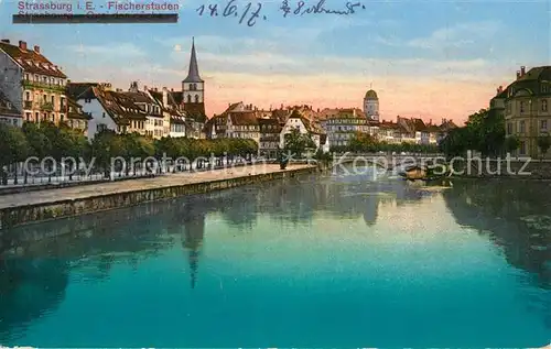 AK / Ansichtskarte Strassburg_Elsass Fischerstaden Strassburg Elsass