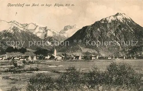 AK / Ansichtskarte Oberstdorf Bergpanorama Oberstdorf