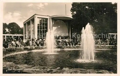 AK / Ansichtskarte Bad_Neuenahr Ahrweiler Wasserspiele Kurgarten Bad_Neuenahr Ahrweiler