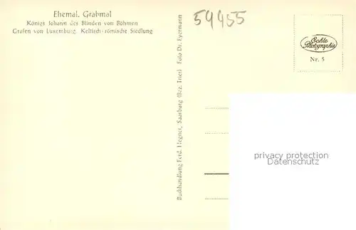 AK / Ansichtskarte Serrig Klause zu Kastel Serrig