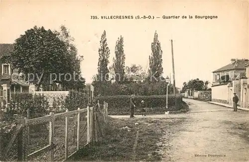 AK / Ansichtskarte Villecresnes Quartier de la Bourgogne Villecresnes