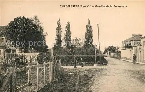 AK / Ansichtskarte Villecresnes Quartier de la Bourgogne Villecresnes