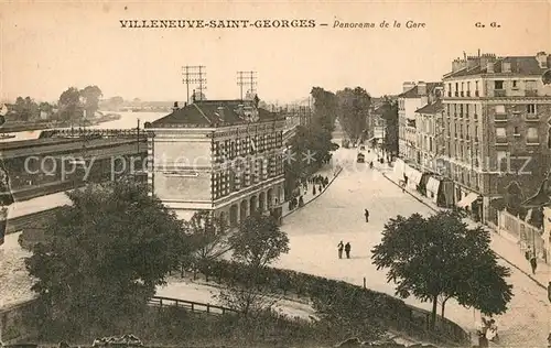 AK / Ansichtskarte Villeneuve Saint Georges Panorama de la Gare Villeneuve Saint Georges