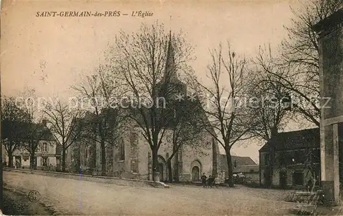 AK / Ansichtskarte Saint Germain des Pres_Loiret Eglise Saint Germain des Pres