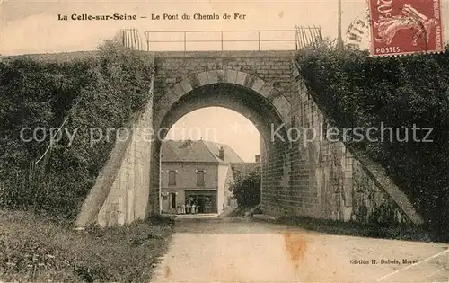 AK / Ansichtskarte La Celle sur Seine Le Pont du Chemin de Fer 