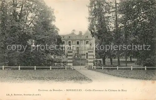 AK / Ansichtskarte Bonnelles Grille dhonneur du Chateau de Bissy Bonnelles