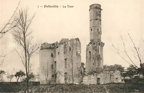 AK / Ansichtskarte Folleville_Eure La Tour Folleville_Eure