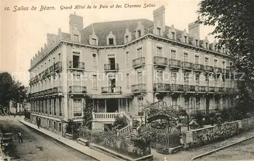 AK / Ansichtskarte Salies de Bearn Grand Hotel de la Paix et des Thermes Salins Salies de Bearn