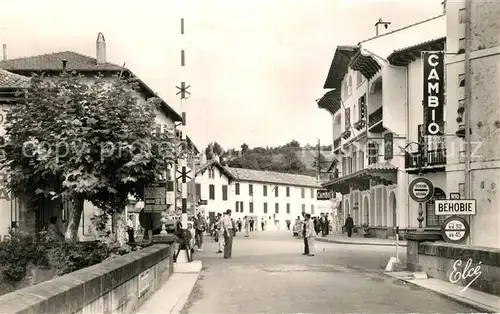 AK / Ansichtskarte Behobie Frontiere Franco Espagnole Le Poste de Douane Francais Behobie