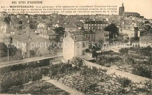 AK / Ansichtskarte Montferrand_Clermont Ferrand Vue generale Montferrand