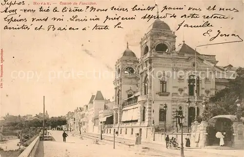 AK / Ansichtskarte Royan_Charente Maritime Casino de Foncillon Royan Charente Maritime