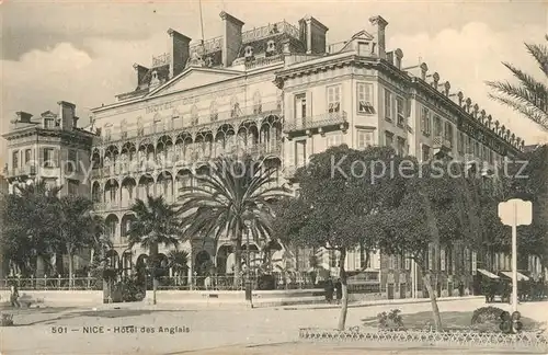 AK / Ansichtskarte Nice_Alpes_Maritimes Hotel des Anglais Nice_Alpes_Maritimes