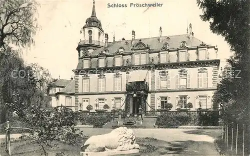 AK / Ansichtskarte Froeschweiler Schloss Froeschweiler Froeschweiler