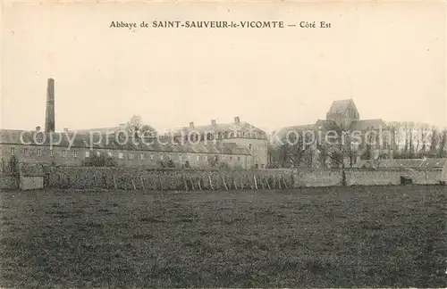 AK / Ansichtskarte Saint Sauveur le Vicomte Abbaye Cote Est Saint Sauveur le Vicomte