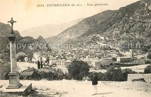 AK / Ansichtskarte Entrevaux Vue generale Entrevaux