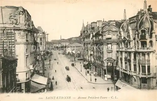 AK / Ansichtskarte Saint Etienne_Loire Avenue President Faure Saint Etienne Loire
