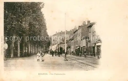 AK / Ansichtskarte Roanne_Loire Les Promenades Roanne Loire