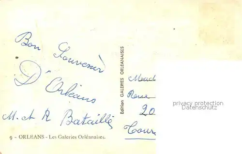 AK / Ansichtskarte Orleans_Loiret Les Galeries Orleanaises Orleans_Loiret