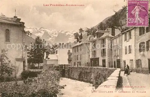 AK / Ansichtskarte Couflens Interieur du Village Couflens