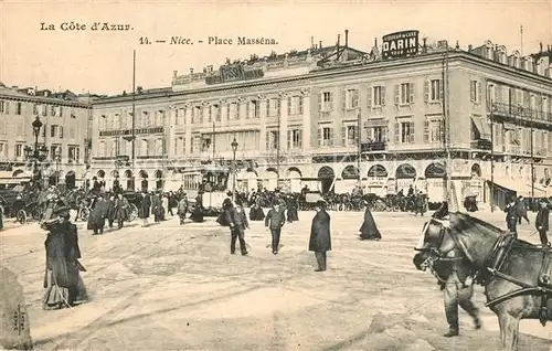 AK / Ansichtskarte Nice_Alpes_Maritimes Place Massena Nice_Alpes_Maritimes