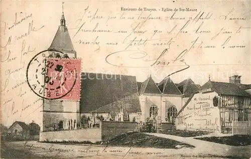 AK / Ansichtskarte Troyes_Aube Eglise de Ste Maure Troyes Aube