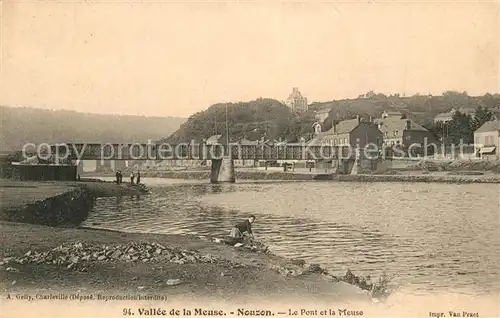 AK / Ansichtskarte Nouzon Vallee de la Meuse Le Pont et la Meuse Nouzon