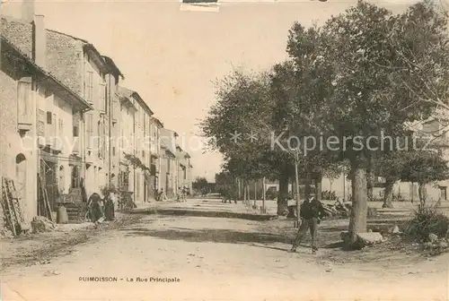 AK / Ansichtskarte Puimoisson La Rue Principale Puimoisson