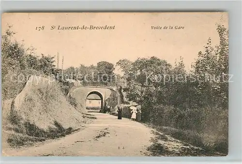 AK / Ansichtskarte Saint Laurent de Brevedent Voute de la Gare Saint Laurent de Brevedent