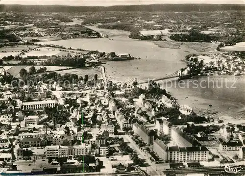 AK / Ansichtskarte Lorient_Morbihan_Bretagne Vue aerienne Kerentrech et le Pont suspendu Lorient_Morbihan_Bretagne