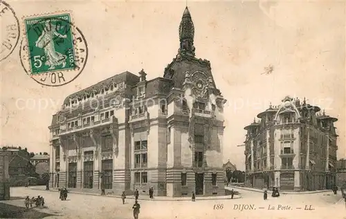 AK / Ansichtskarte Dijon_Cote_d_Or La Poste Dijon_Cote_d_Or