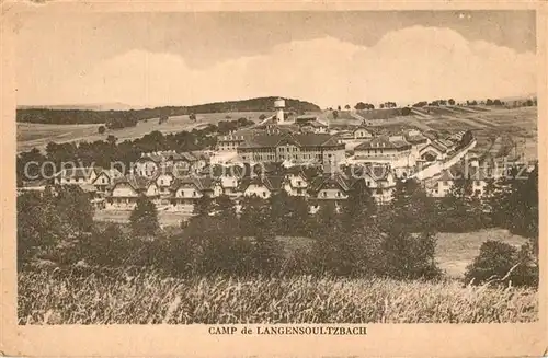 AK / Ansichtskarte Langensoultzbach Camp Langensoultzbach