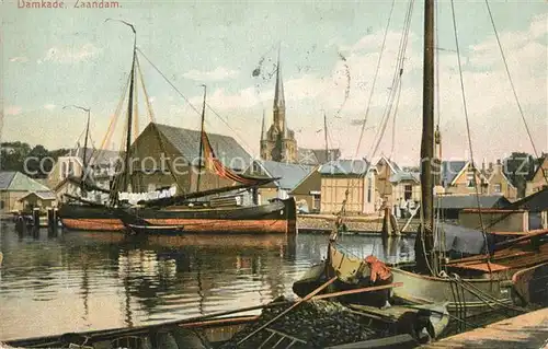AK / Ansichtskarte Zaandam Damkade Zaandam