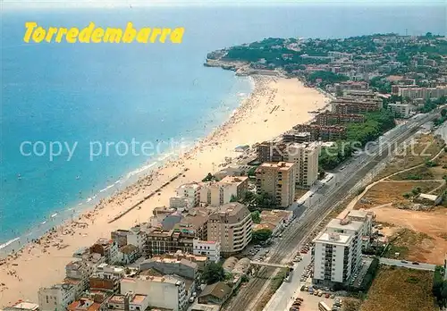 AK / Ansichtskarte Torredembarra Fliegeraufnahme Strand Torredembarra