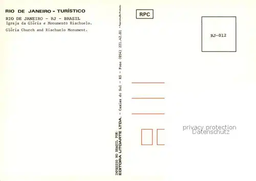 AK / Ansichtskarte Rio_de_Janeiro Monumento Riachuelo Rio_de_Janeiro