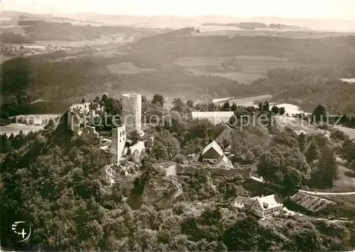 AK / Ansichtskarte Neumarkt_Oberpfalz Fliegeraufnahme Burgruine Wolfstein Neumarkt Oberpfalz