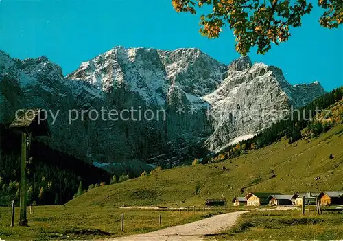 AK / Ansichtskarte Ahornboden Eng Almen Karwendel Grubenkar Lalidererspitze Ahornboden