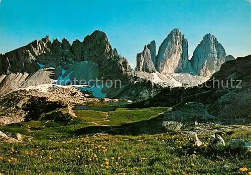 AK / Ansichtskarte Dolomiten M. Paterno Rif. Locatelli Dolomiten