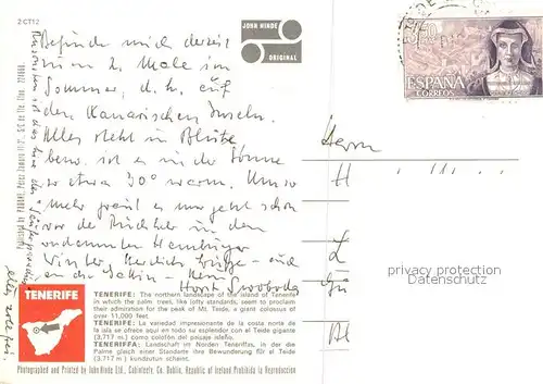 AK / Ansichtskarte Tenerife  Tenerife