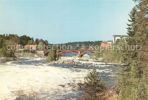 AK / Ansichtskarte Uppland ?lvkarleby Fluss 