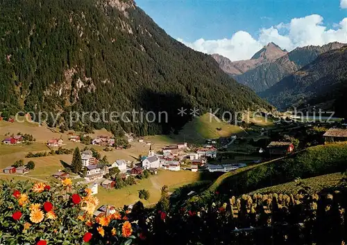 AK / Ansichtskarte Gaschurn_Vorarlberg gegen Vall?la Gaschurn Vorarlberg