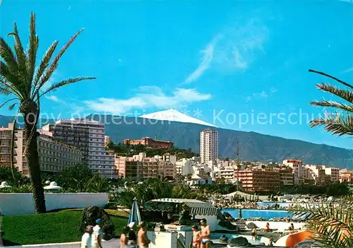 AK / Ansichtskarte Puerto_de_la_Cruz Vista con Teide Puerto_de_la_Cruz