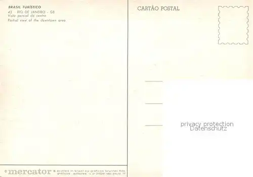 AK / Ansichtskarte Rio_de_Janeiro Centro downtown Rio_de_Janeiro